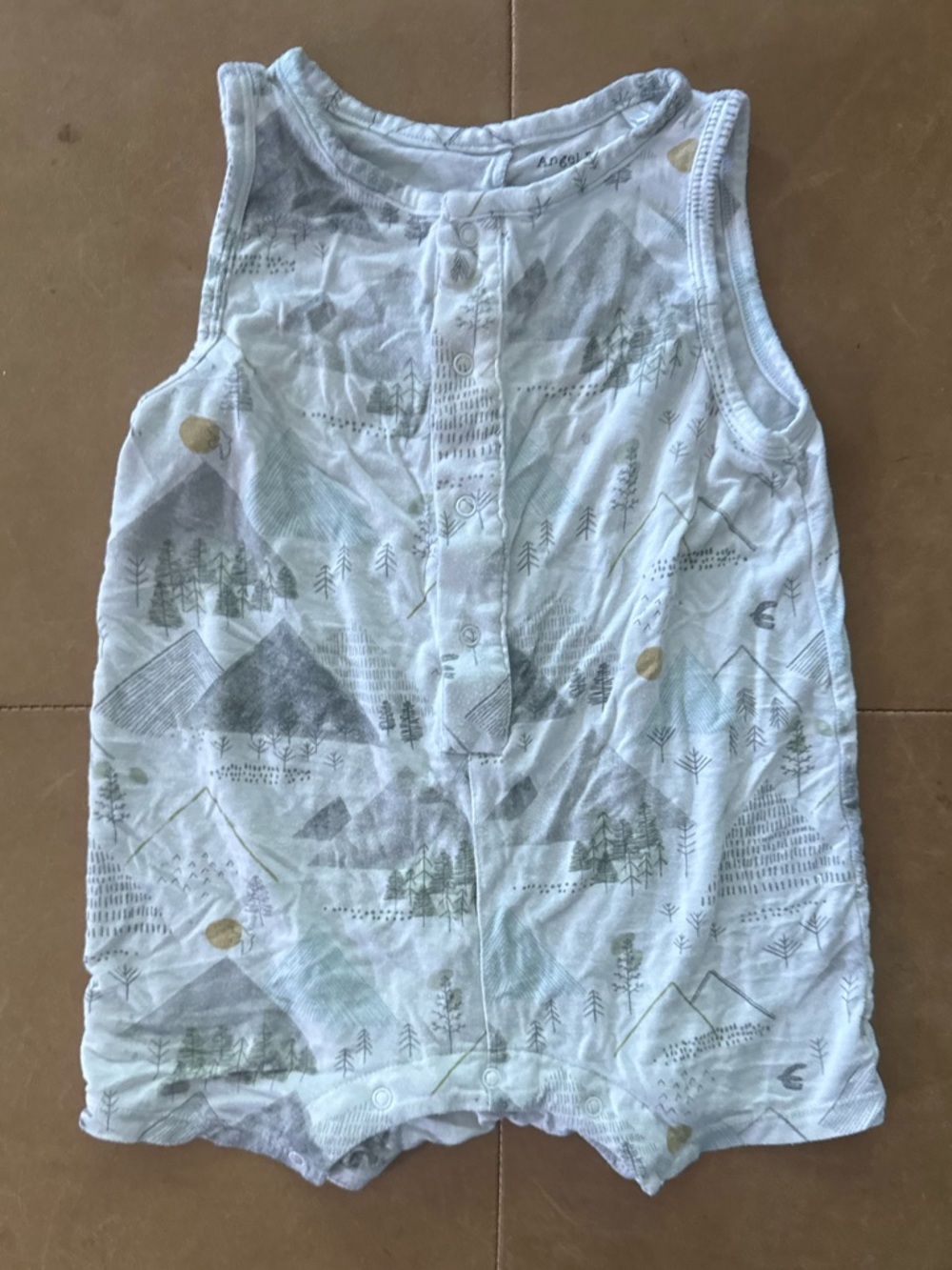 Angel Dear Viscose Bamboo Romper 12-18M